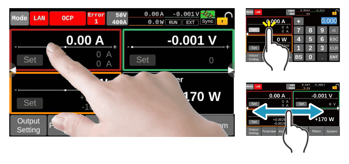 Touchpanel-Display